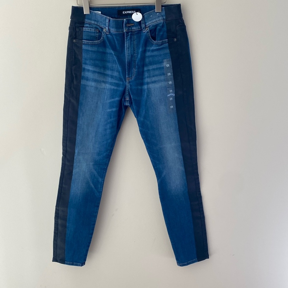 Express ankle leggings high rise jeans size 12